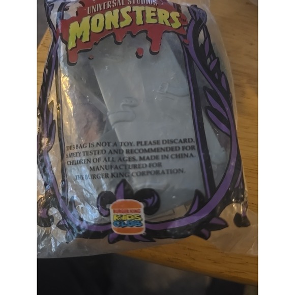 Burger King Kids Club 1997 Universal Studios Monsters Frankenstein New Sealed - Picture 7 of 7